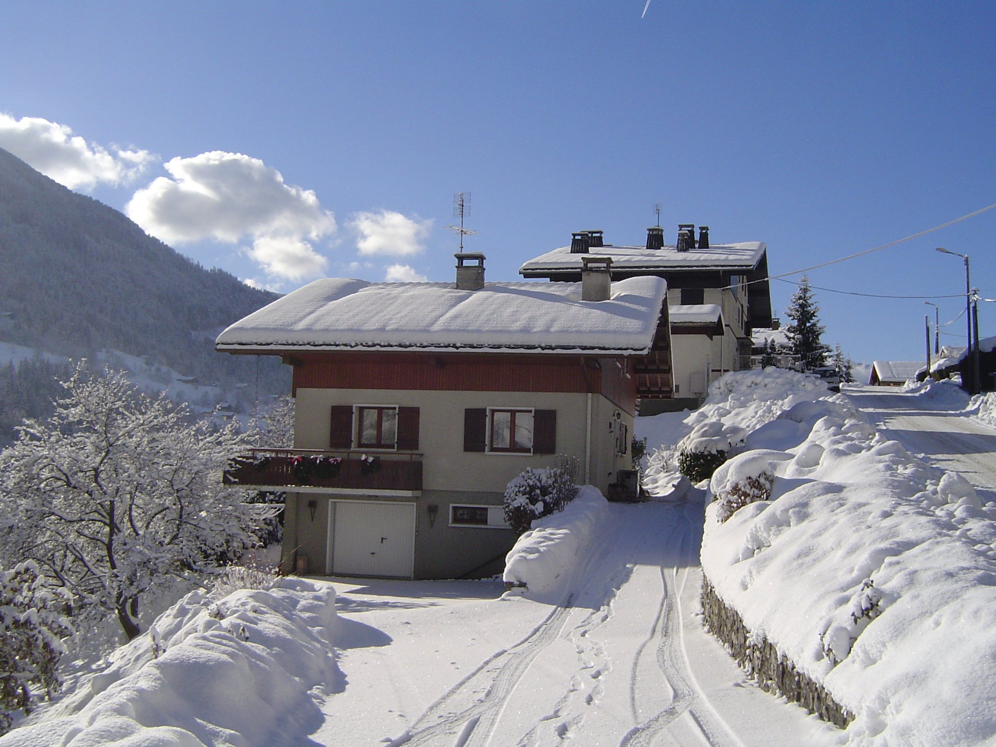 Accès déneigé en hiver