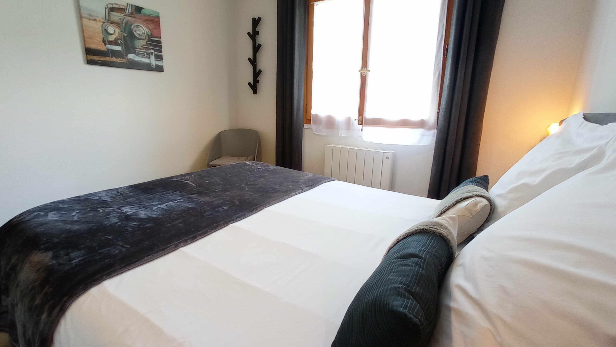 Linge de lit fourni