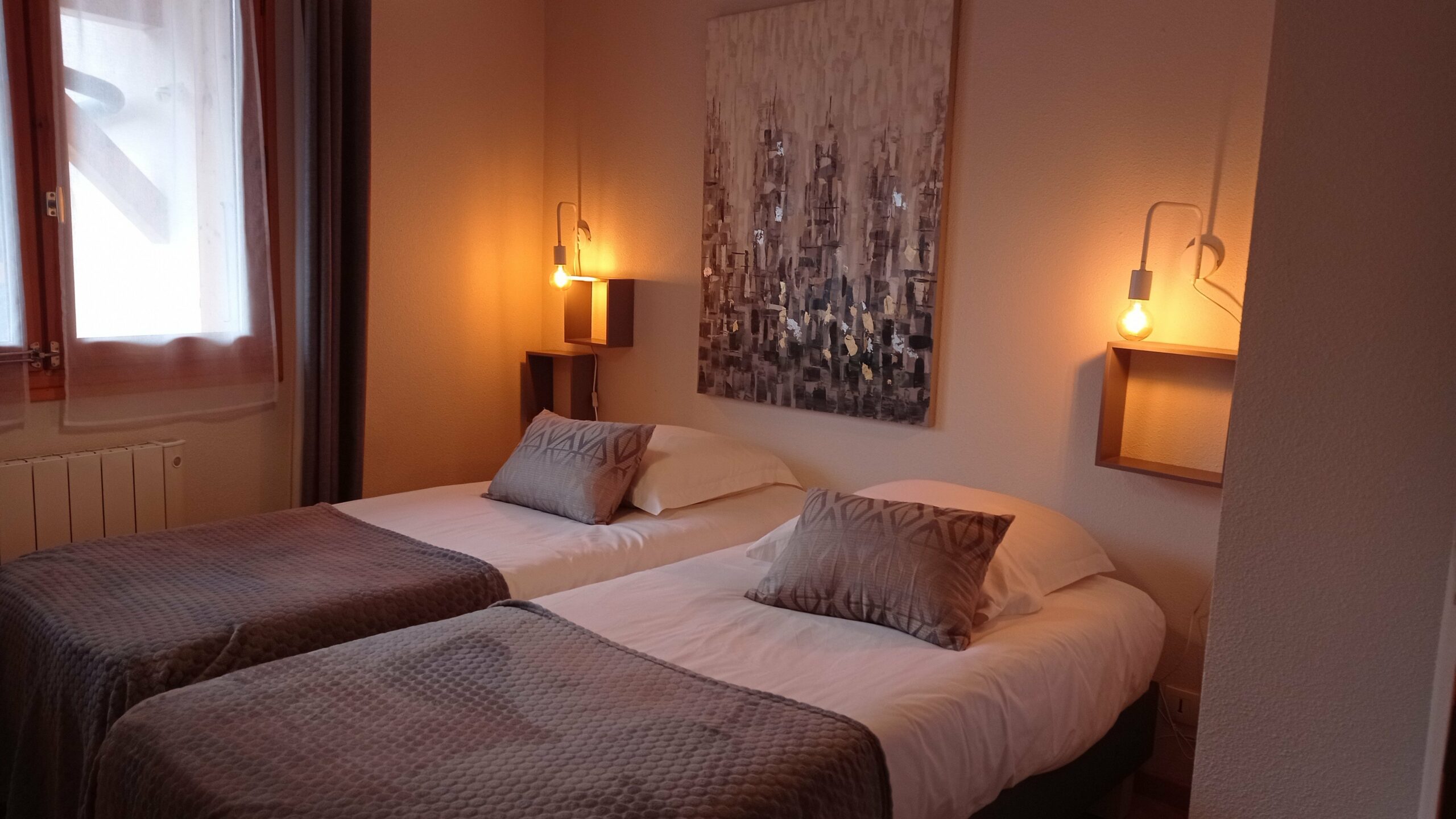 Chambre idéale pour les enfants comme pour les adultes.